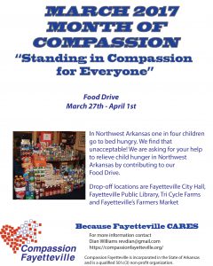 March Month of Compassion Food Drive